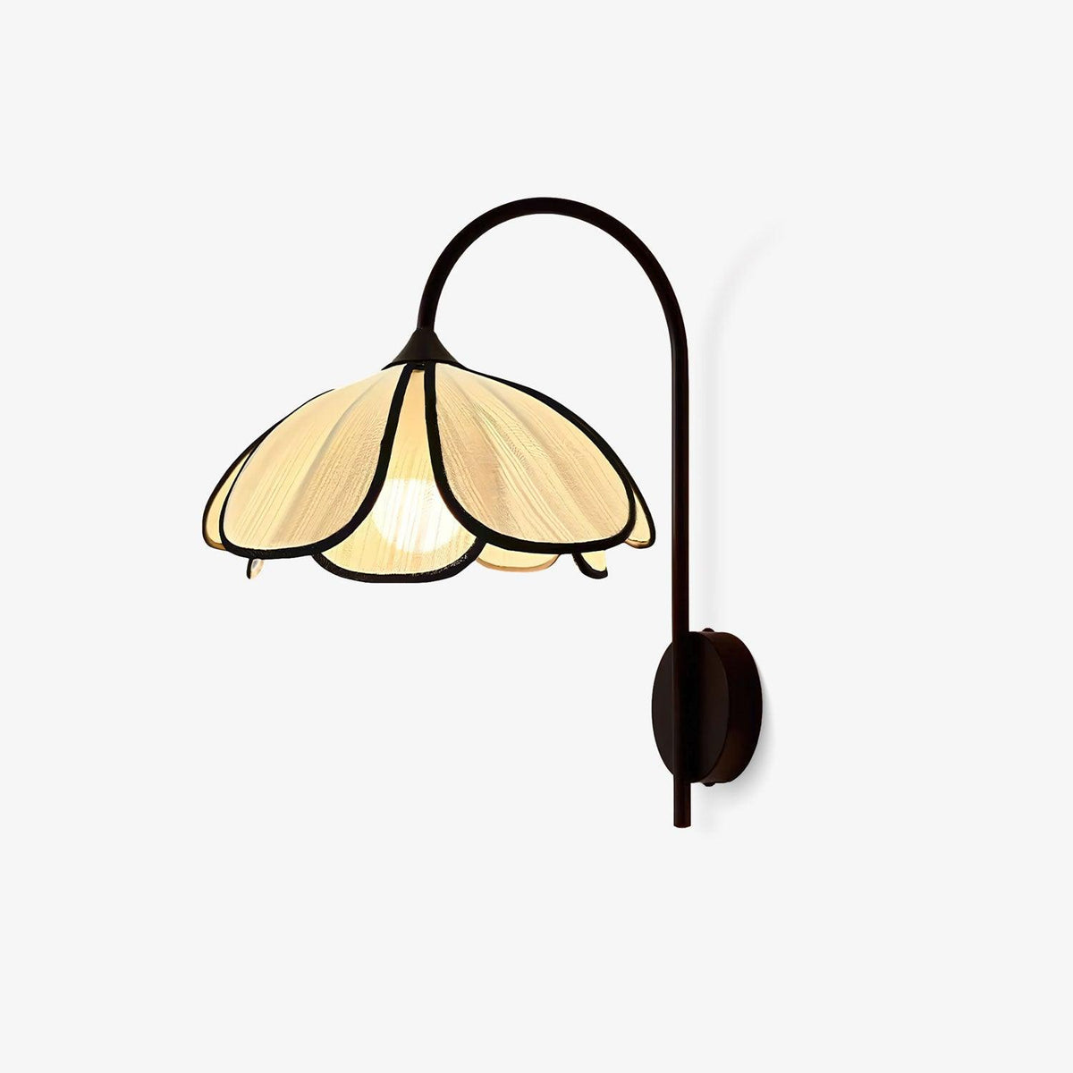 Ivsiliel aplique de pared Natural Burnt pétalo