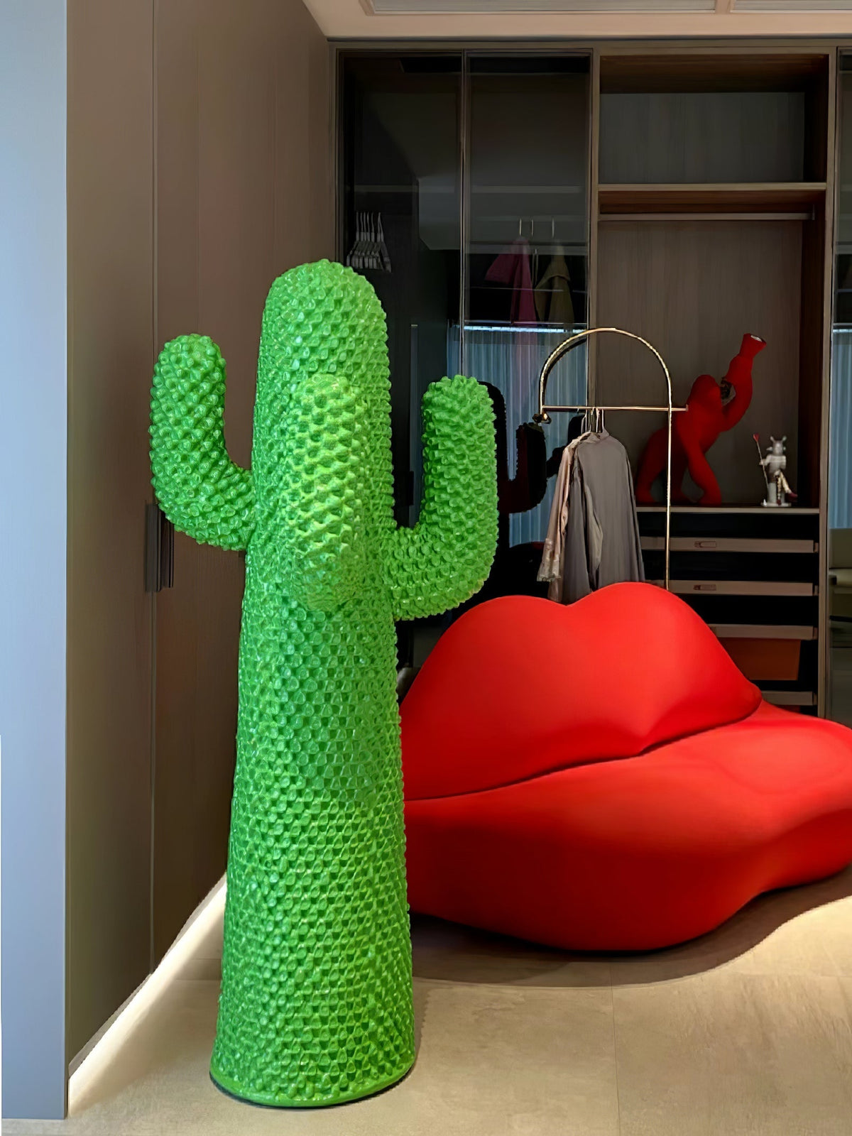 Mello Escultura de Cactus Colgante