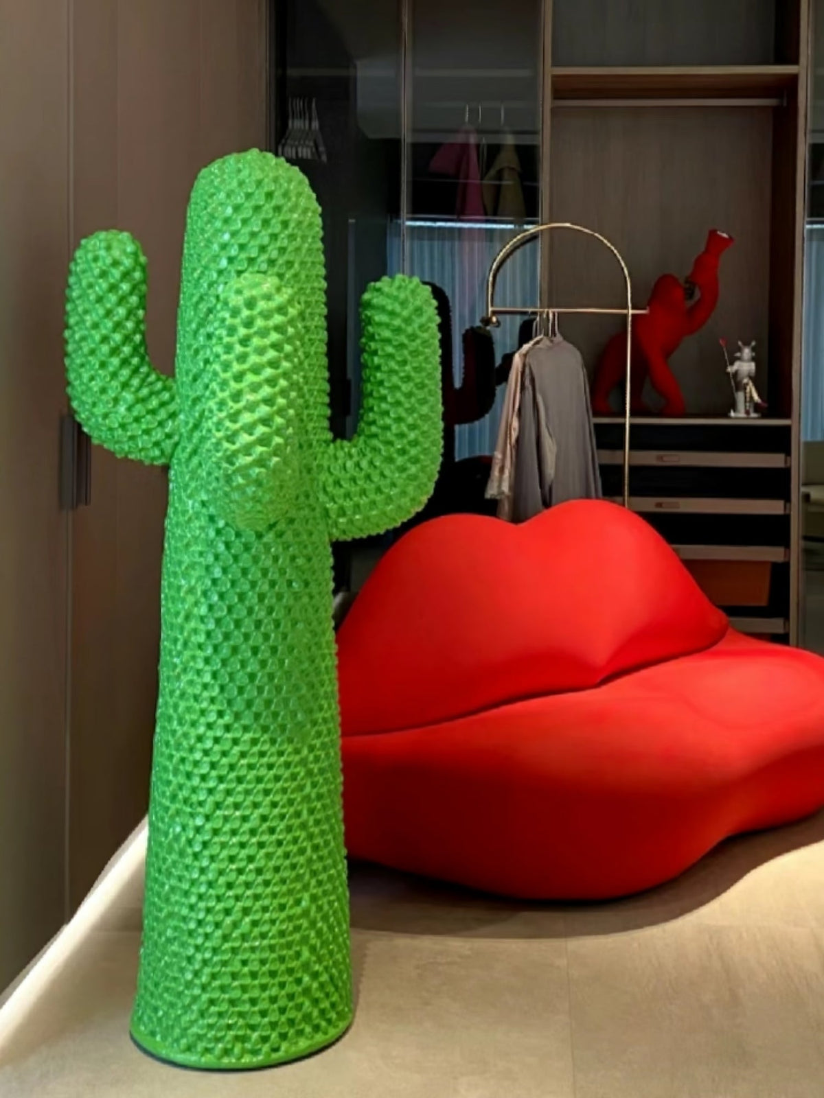 Mello Escultura de Cactus Colgante