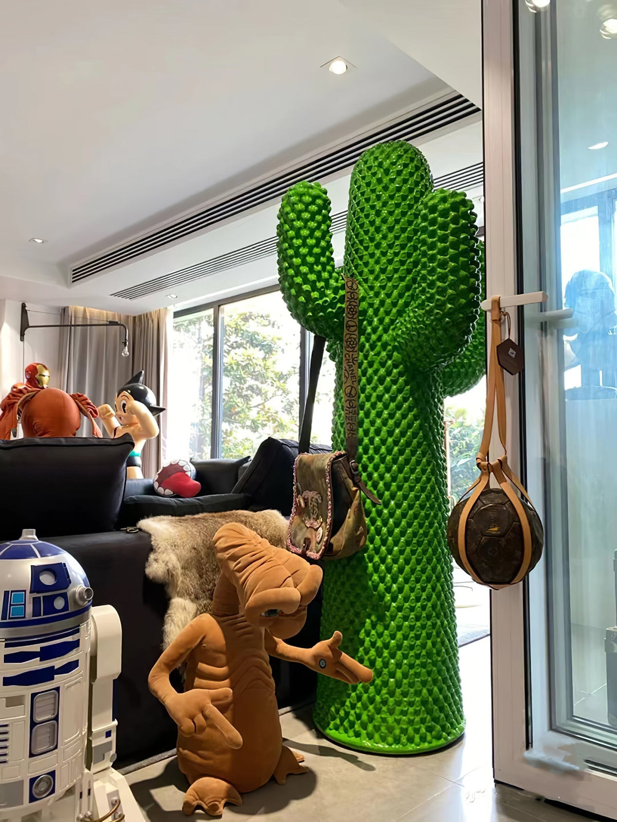 Mello Escultura de Cactus Colgante