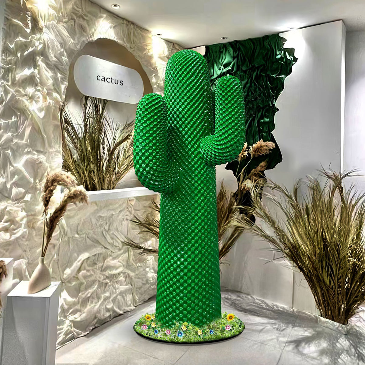 Mello Escultura de Cactus Colgante