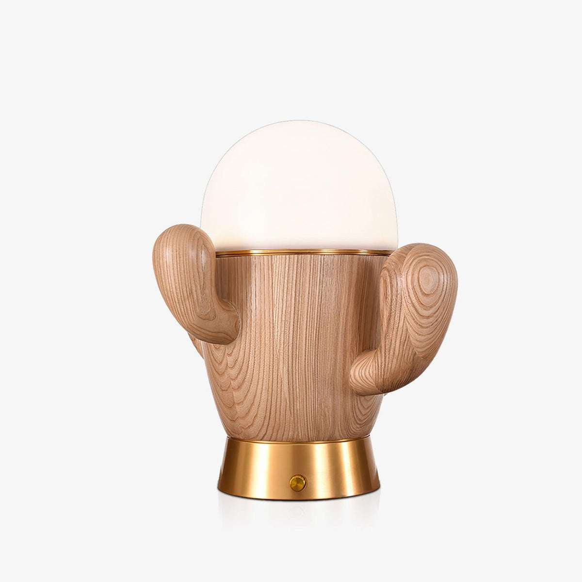 Solivice lámpara de mesa de madera caprichosa