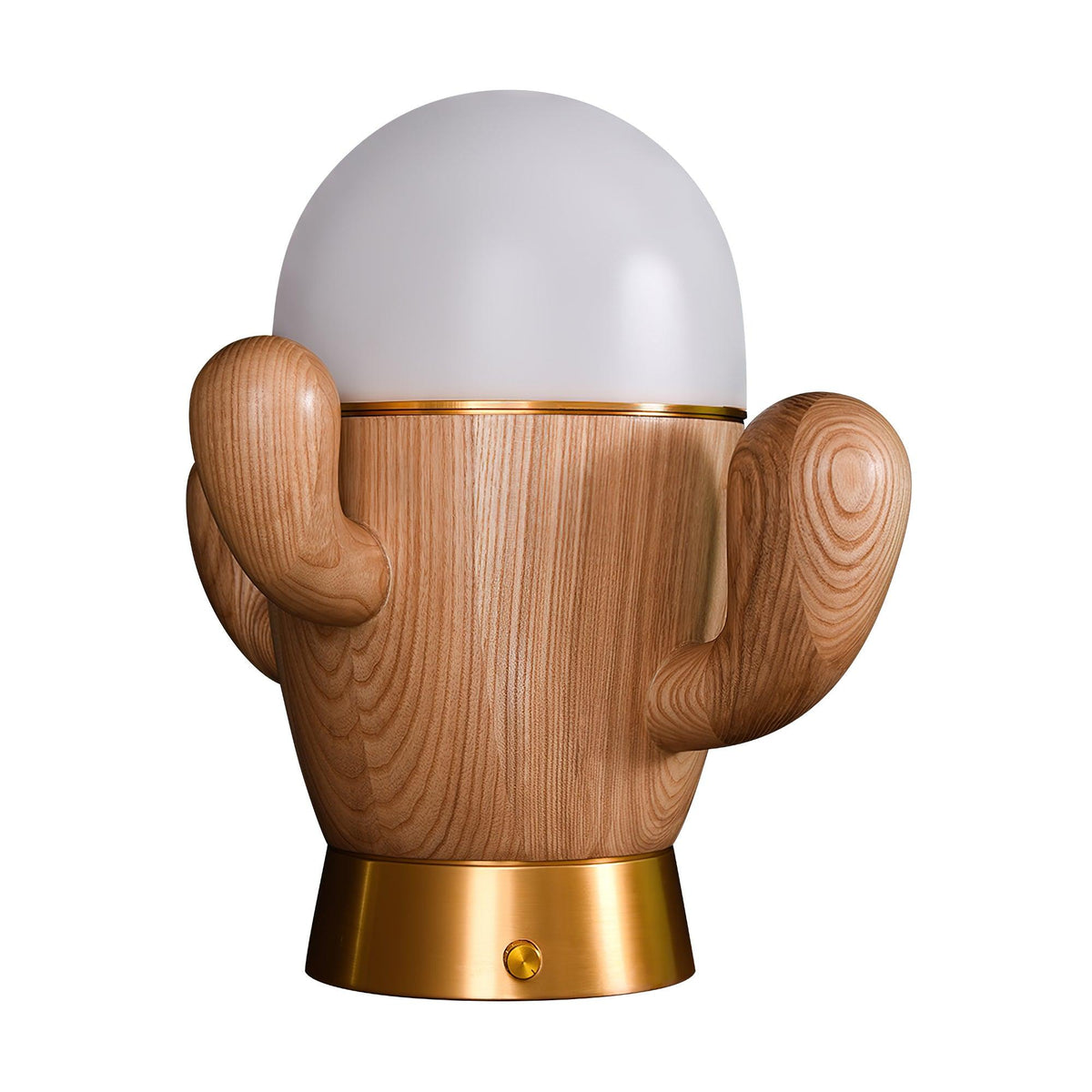 Solivice lámpara de mesa de madera caprichosa