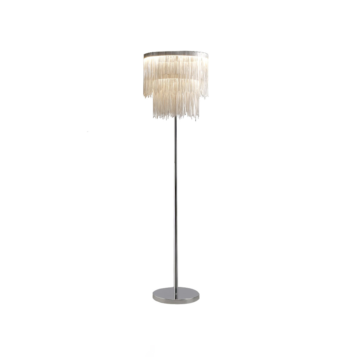 Fringe lámpara de pie Cadena Tassel