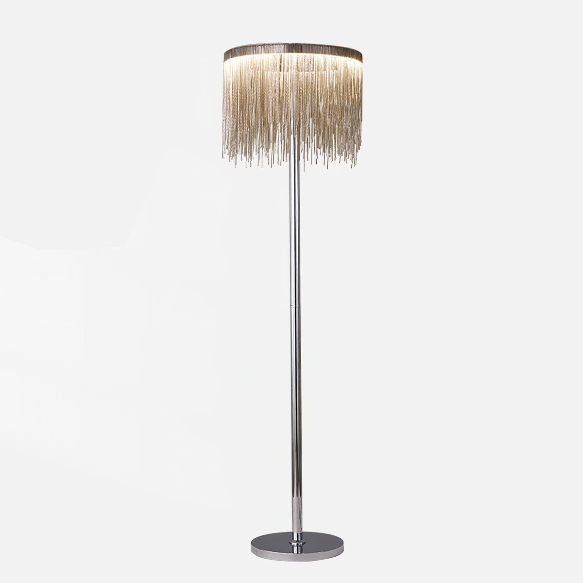 Fringe lámpara de pie Cadena Tassel