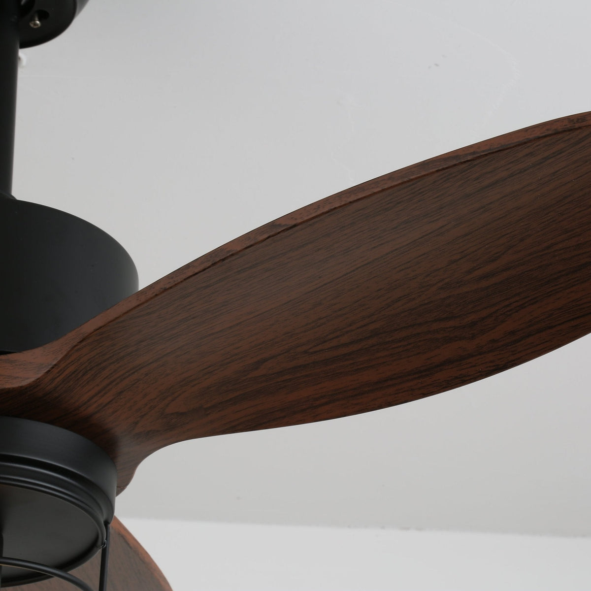 Brisora ventilador de techo con luz Industrial de madera