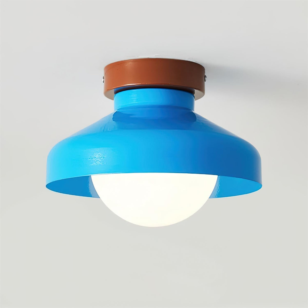 Valaneria plafón de metal azul