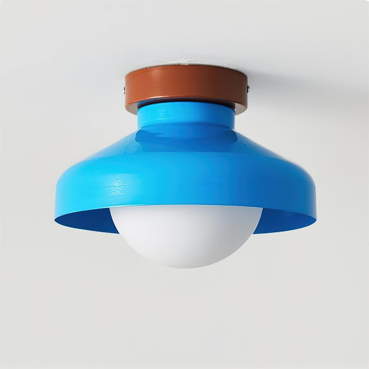 Valaneria plafón de metal azul