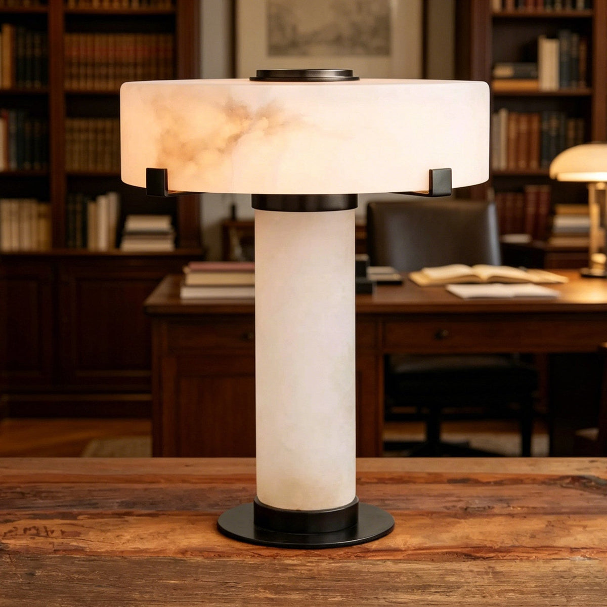 Avenuaya lámpara de mesa de alabastro