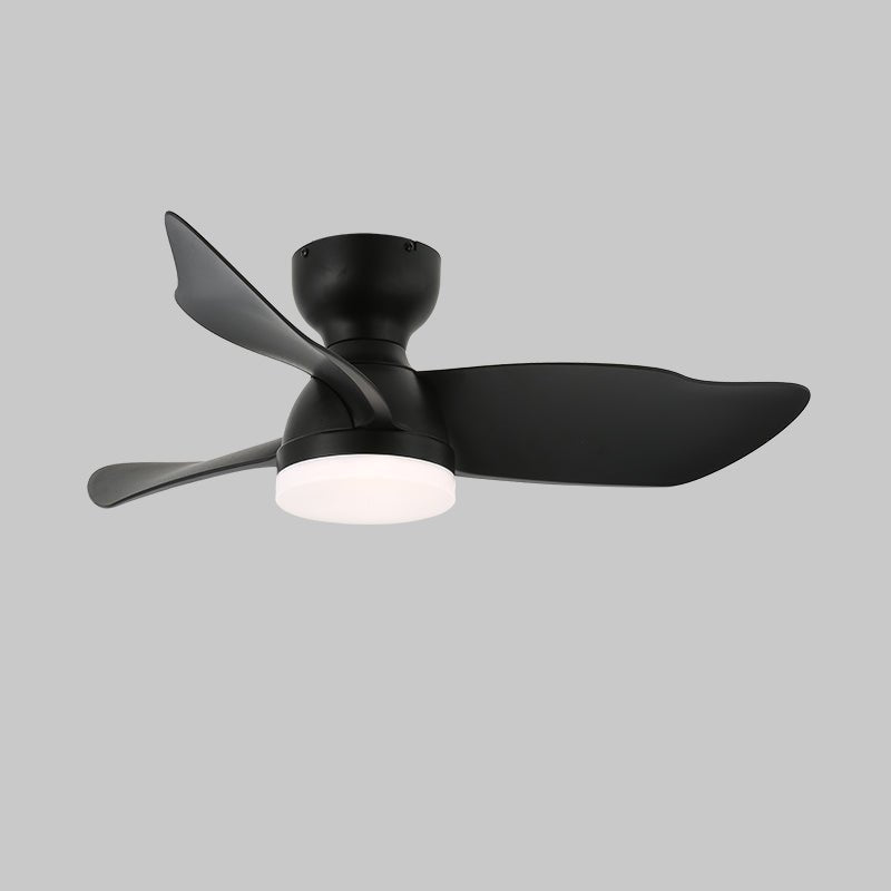 Mirella ventilador de techo con luz de madera y plateado