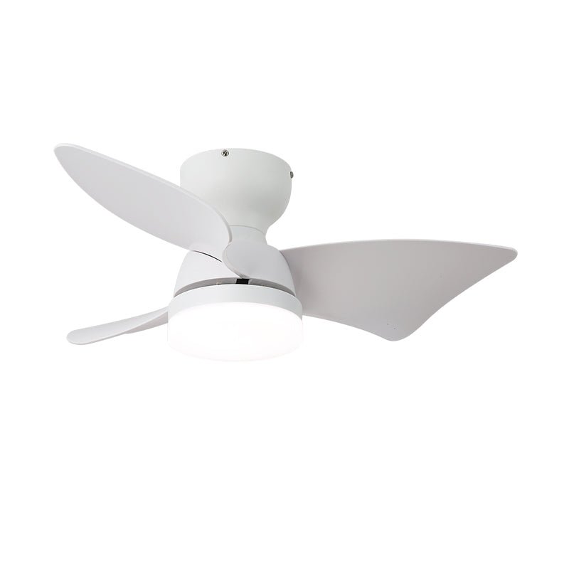 Mirella ventilador de techo con luz de madera y plateado
