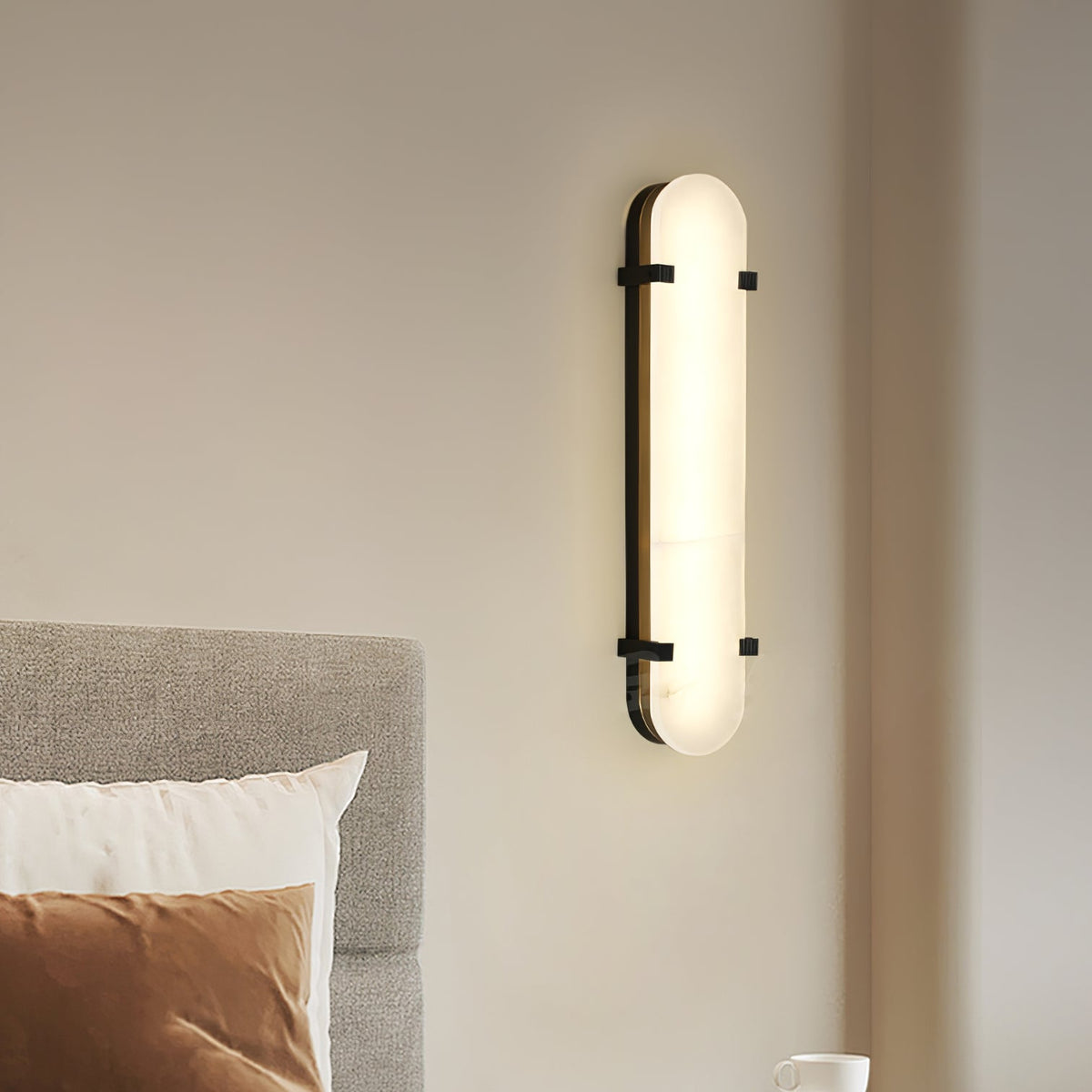 Nivanise aplique de pared moderno en alabastro