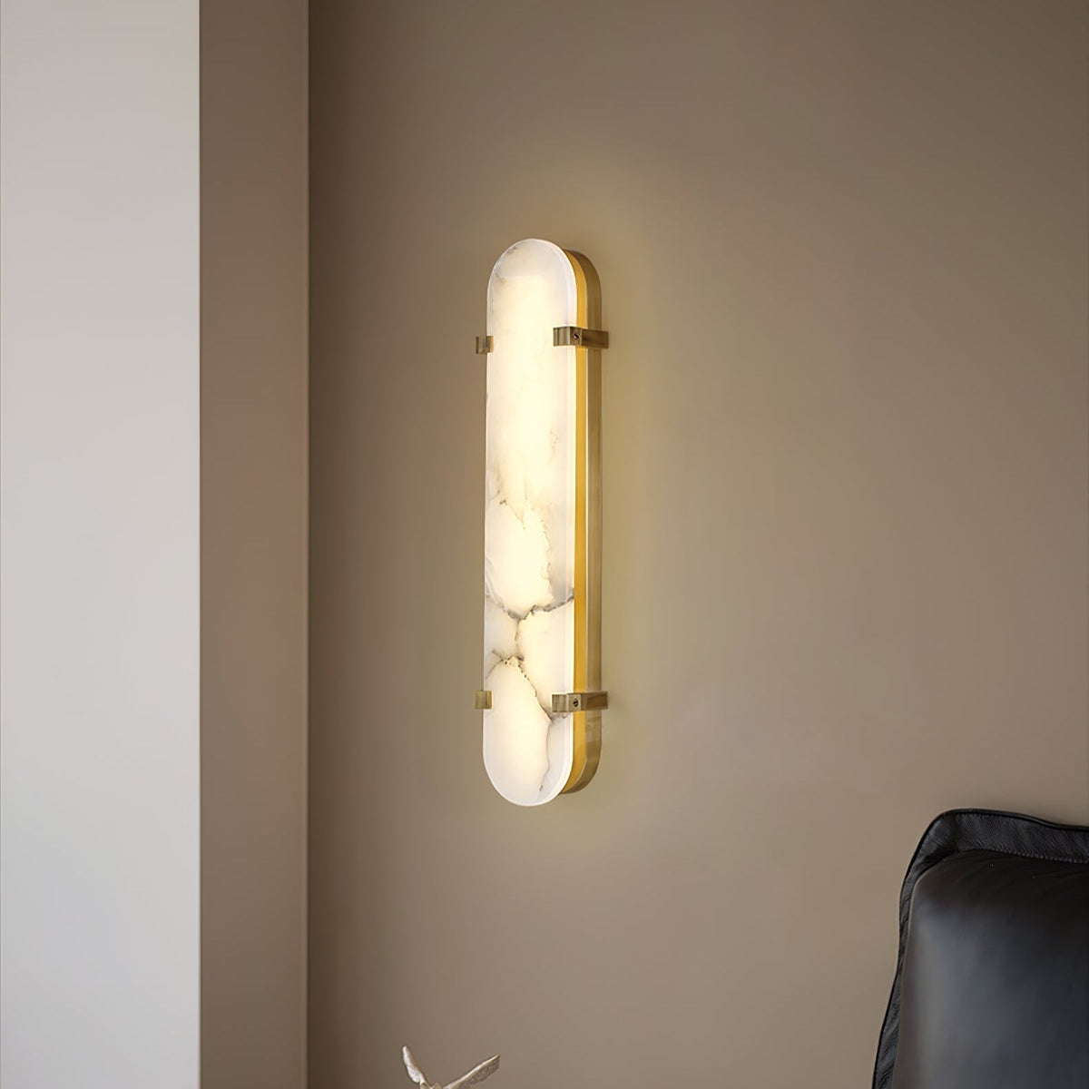 Nivanise aplique de pared moderno en alabastro