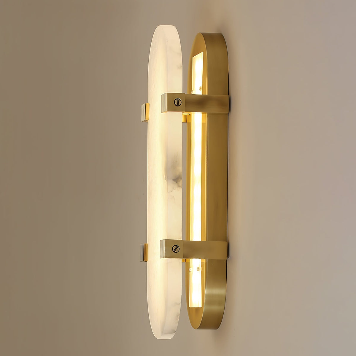 Nivanise aplique de pared moderno en alabastro