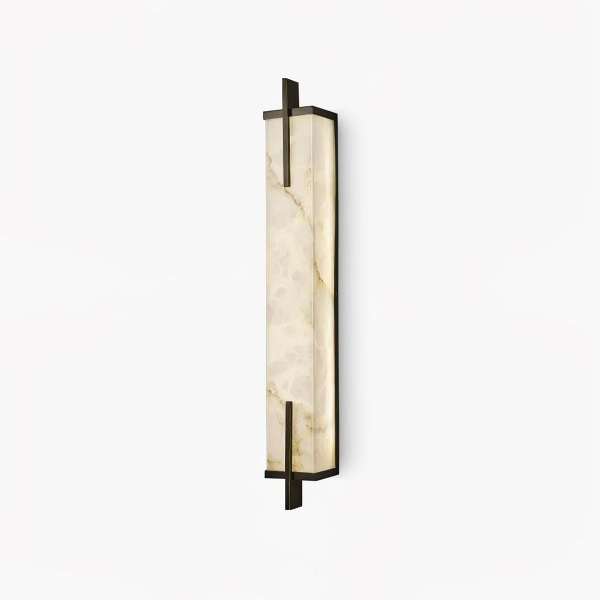Komino aplique de pared rectangular de alabastro