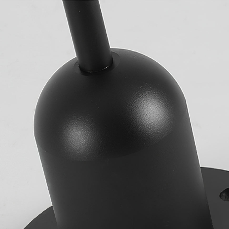 Ovalor luminaria exterior negra