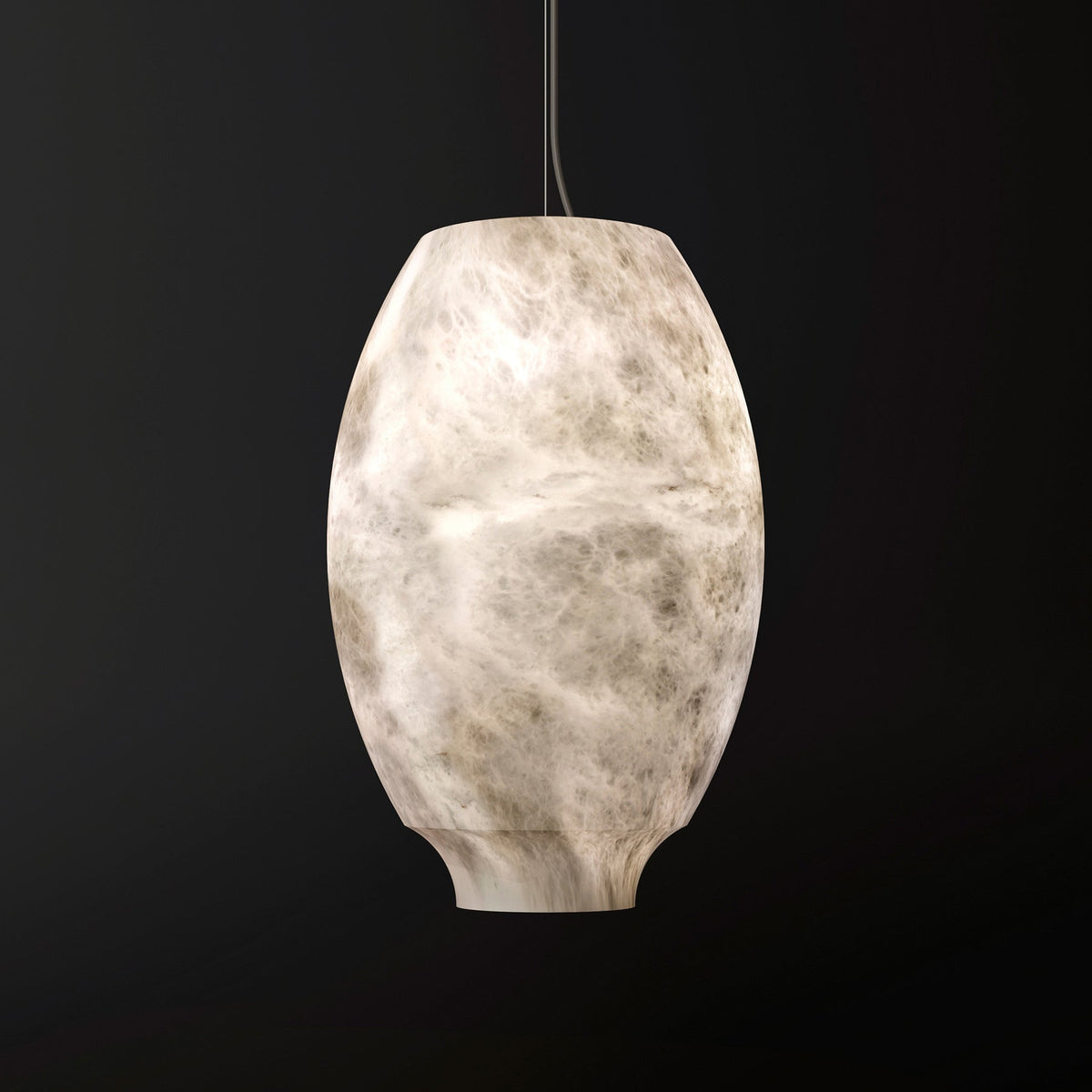 Thalia lámpara colgante minimalista de alabastro