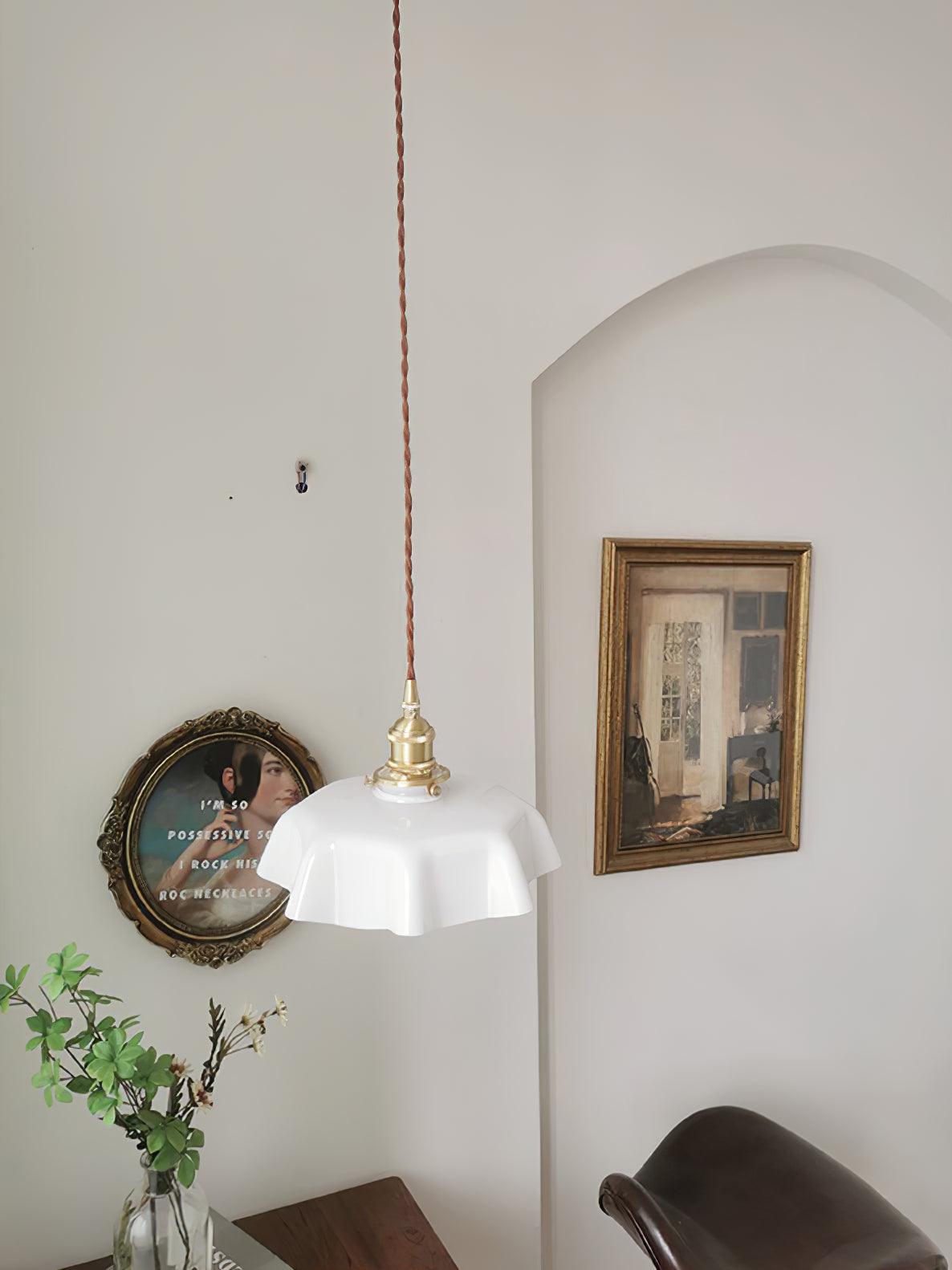 Liorivora lámpara colgante French Flower para comedor