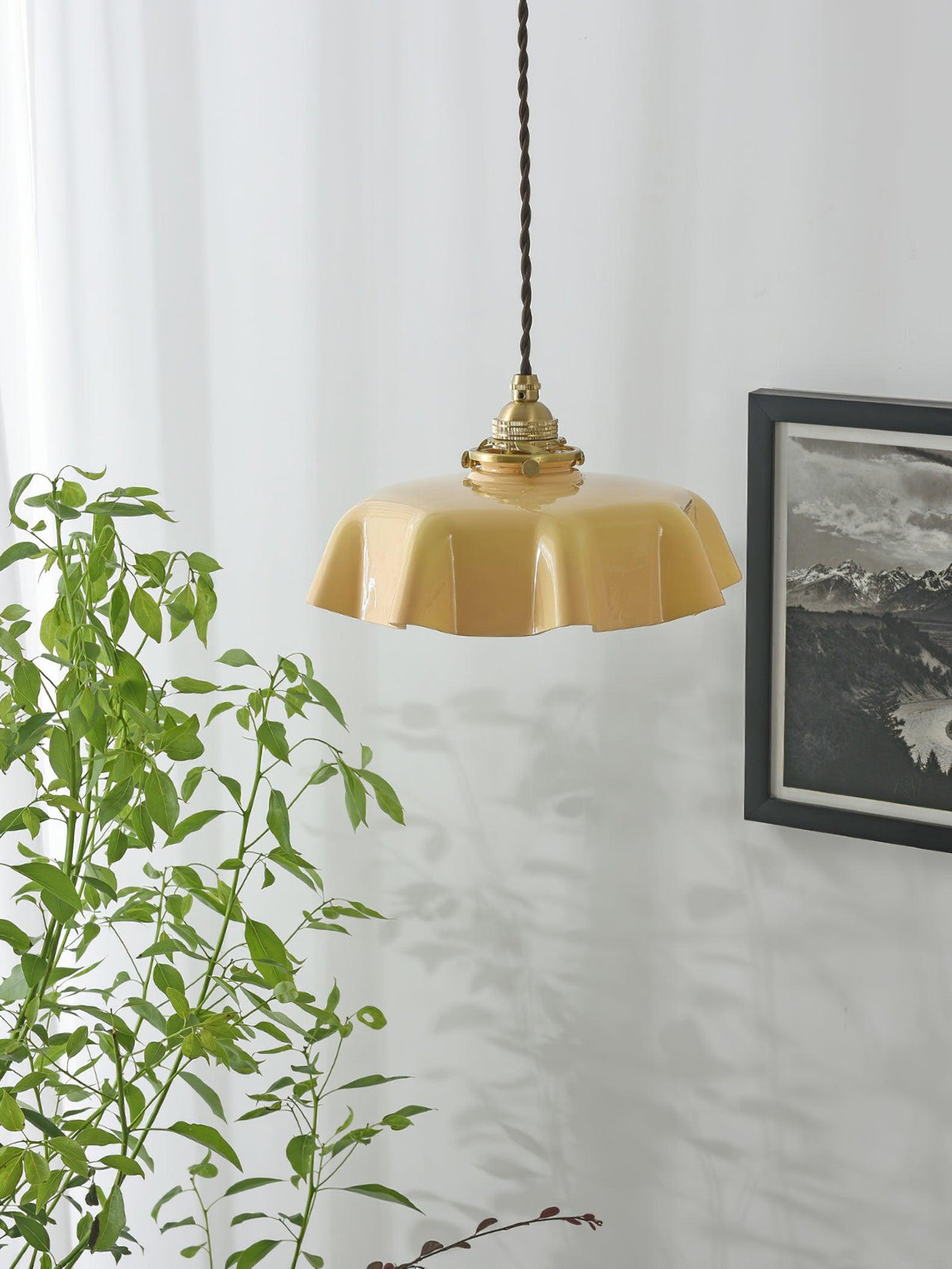 Liorivora lámpara colgante French Flower para comedor