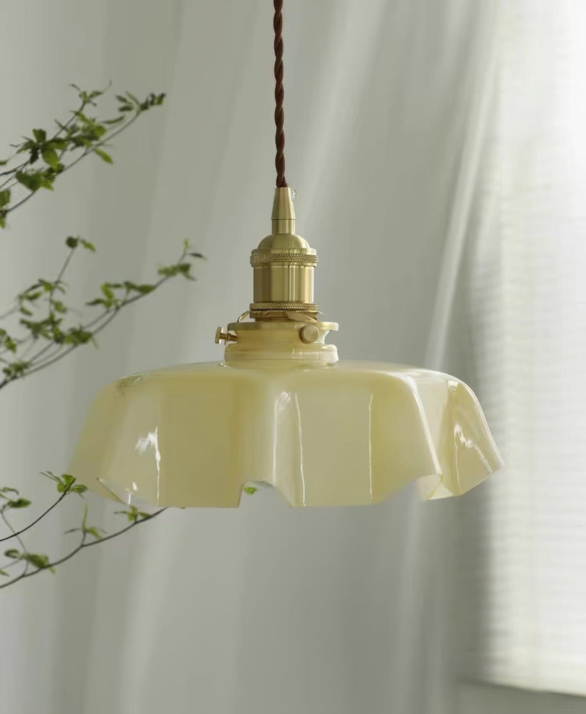 Liorivora lámpara colgante French Flower para comedor