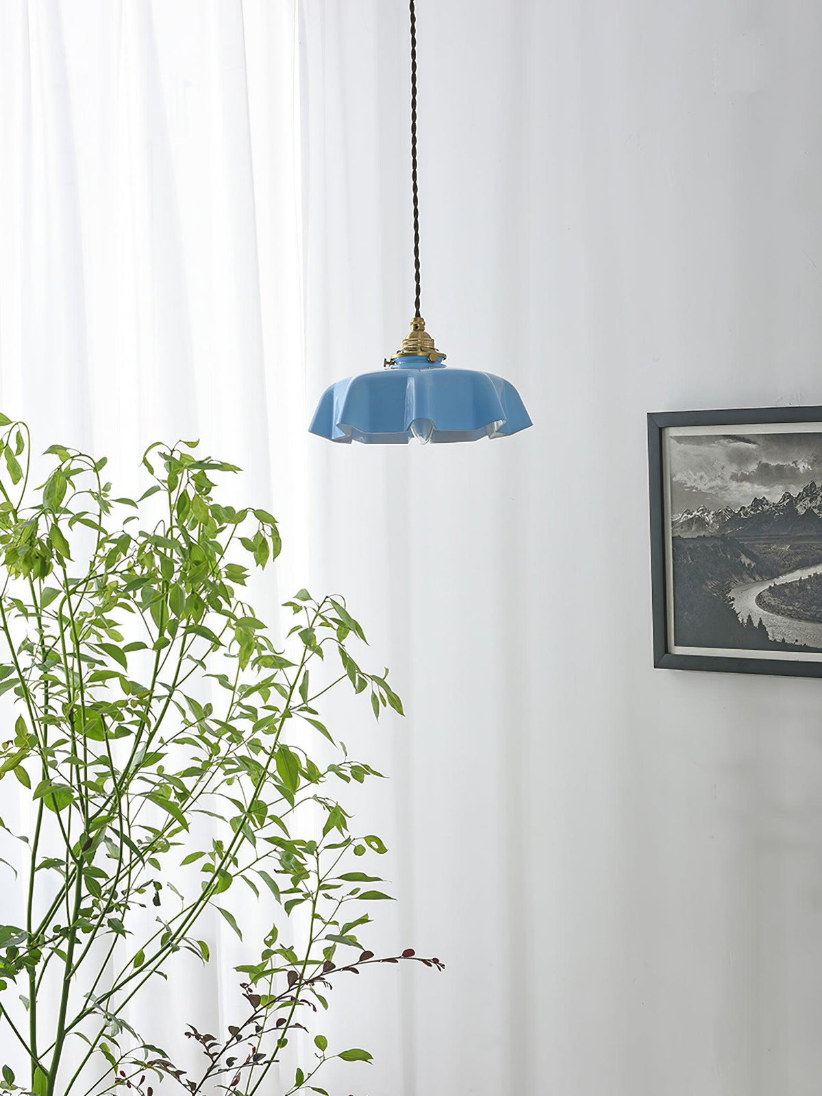 Liorivora lámpara colgante French Flower para comedor