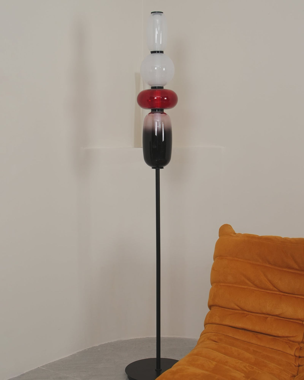 Velarelle lámpara de pie Candiedplayful vidrio