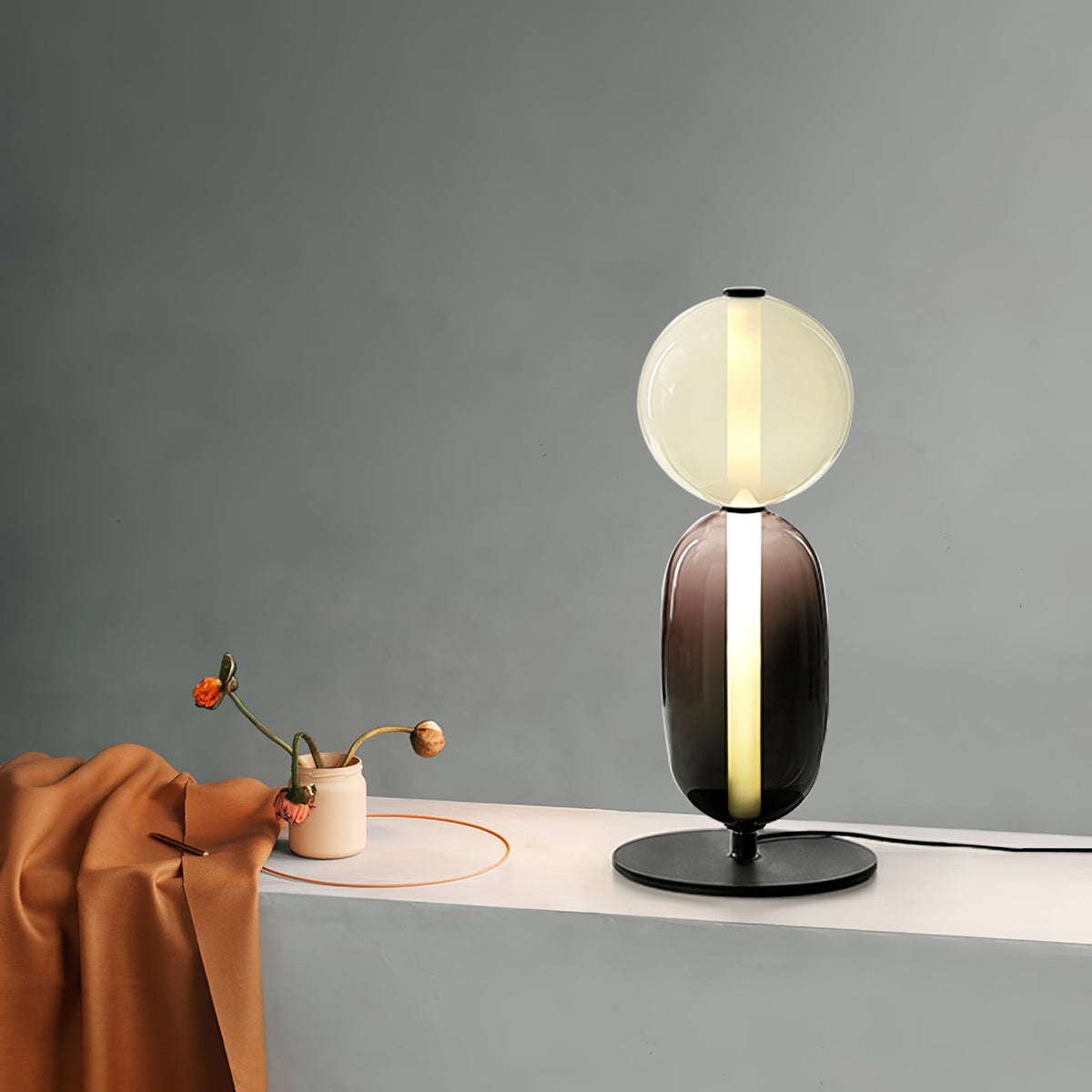 Rhovan lámpara de mesa moderna