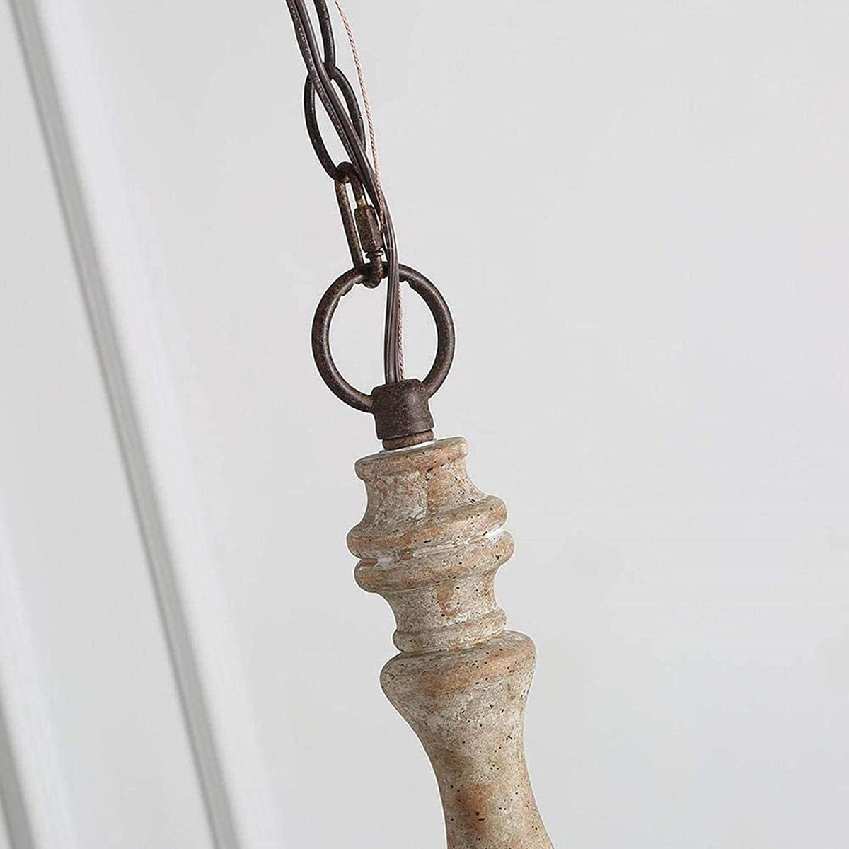 Lumeliel lámpara de araña rústica de estilo campestre