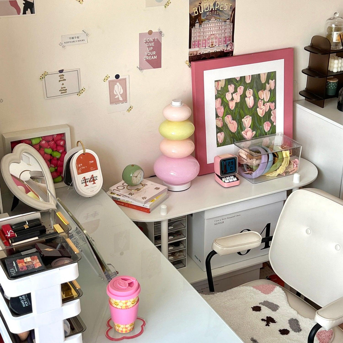 Nimbx lámpara de mesa artística de mármol