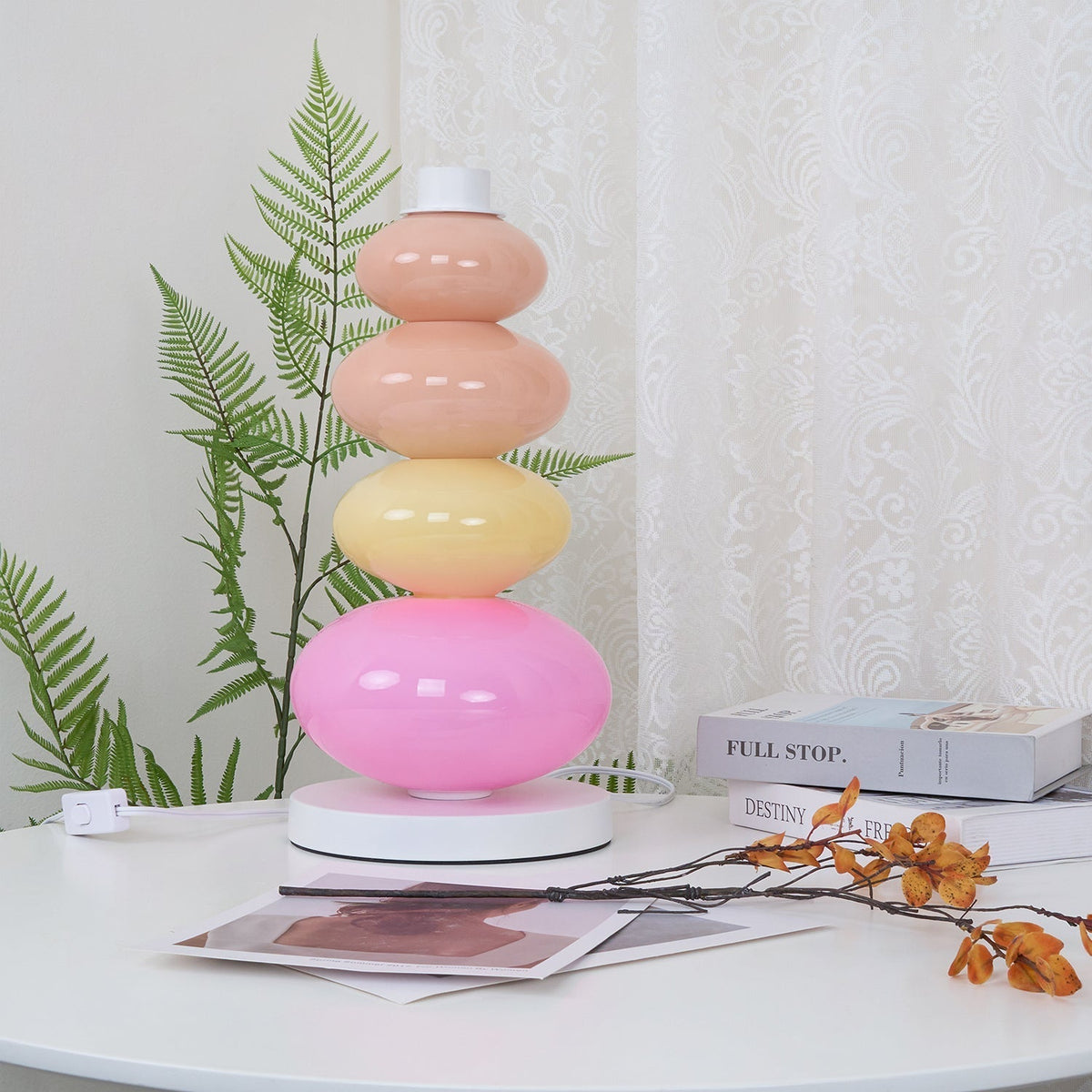 Nimbx lámpara de mesa artística de mármol