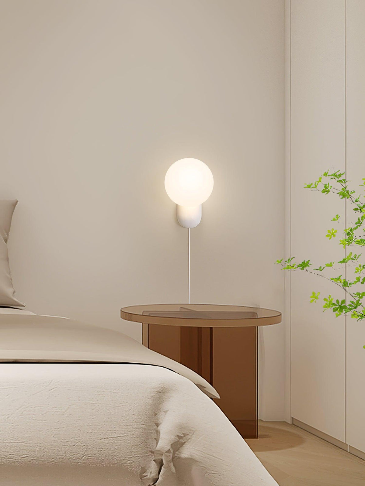 Nelo aplique de pared minimalista globo