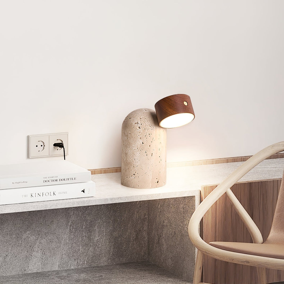 Yorvik lámpara de mesa Stone