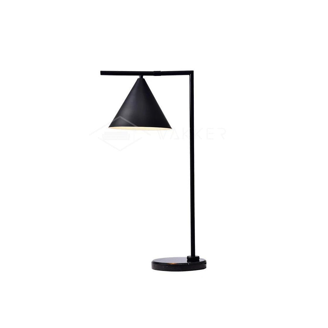 Glowen lámpara de mesa de mármol industrial