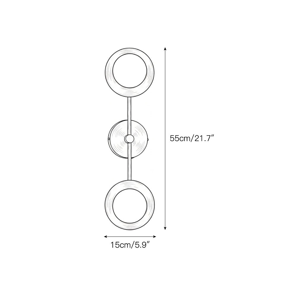 Eiralenne aplique de pared alabastro