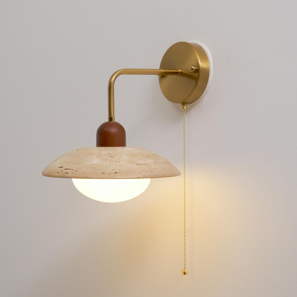 Leto aplique de pared travertino
