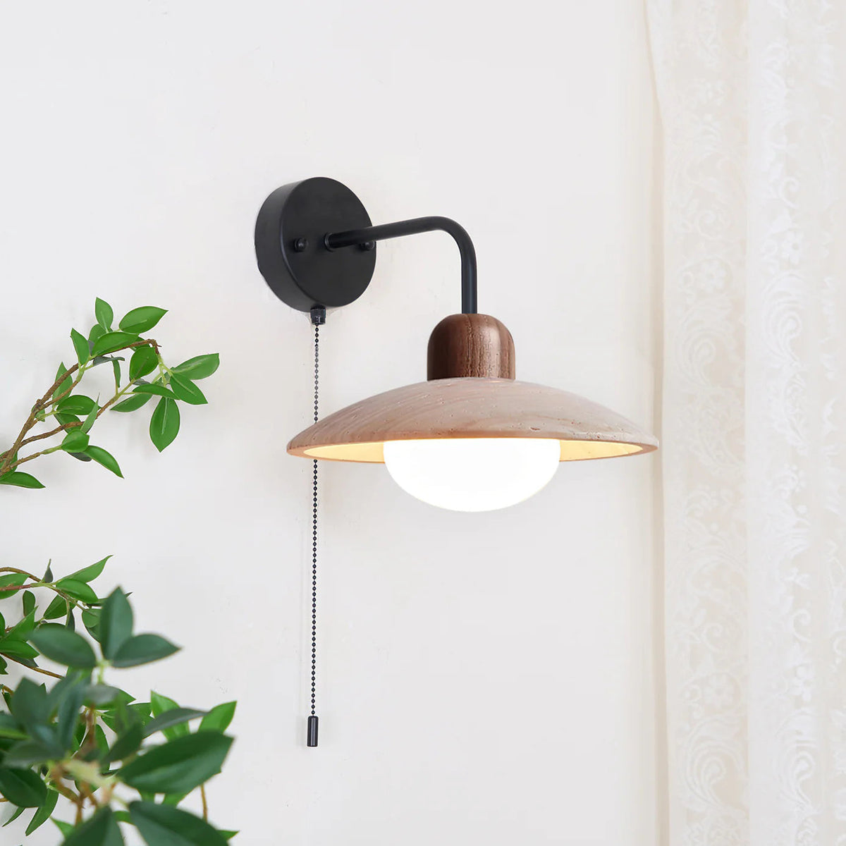 Leto aplique de pared travertino