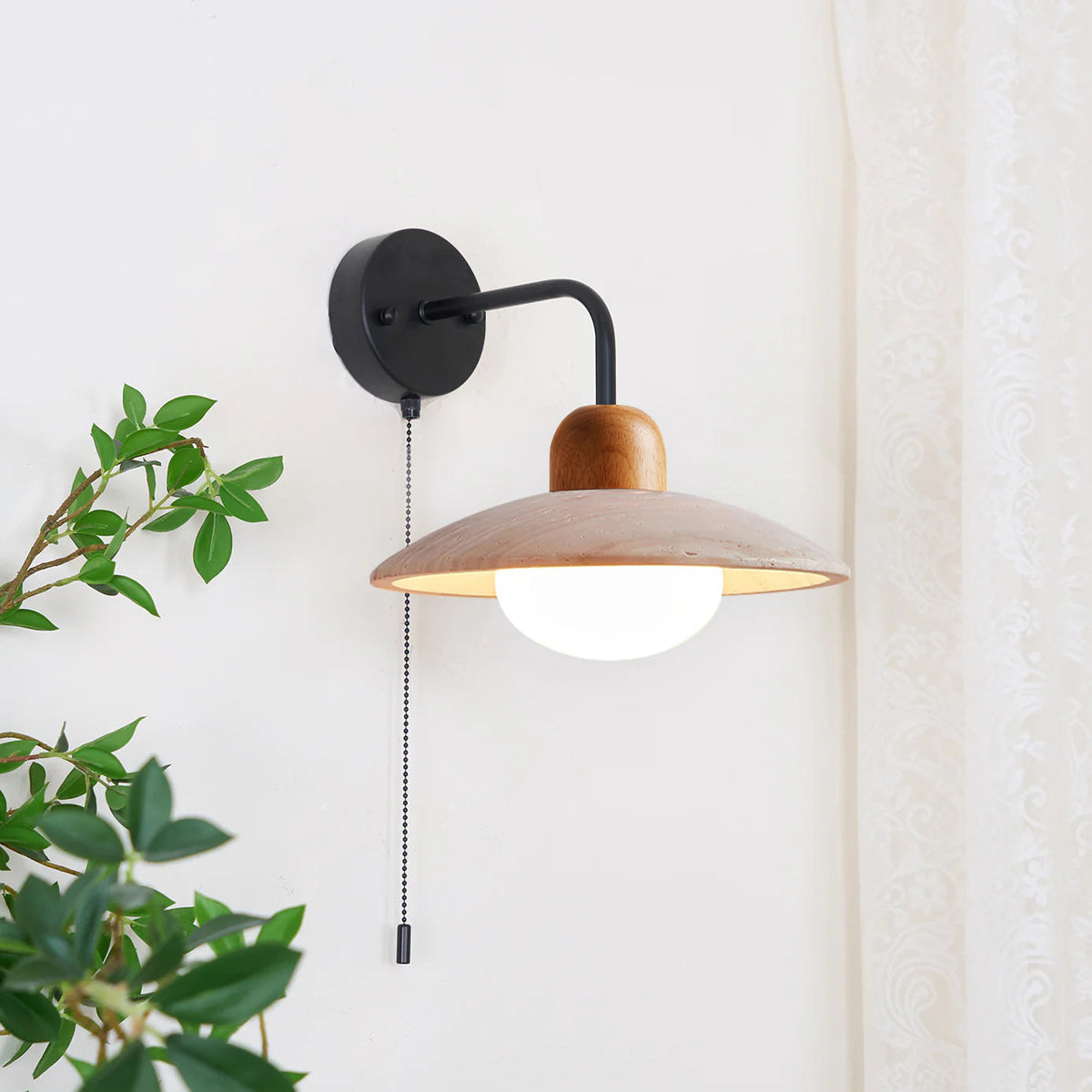 Leto aplique de pared travertino