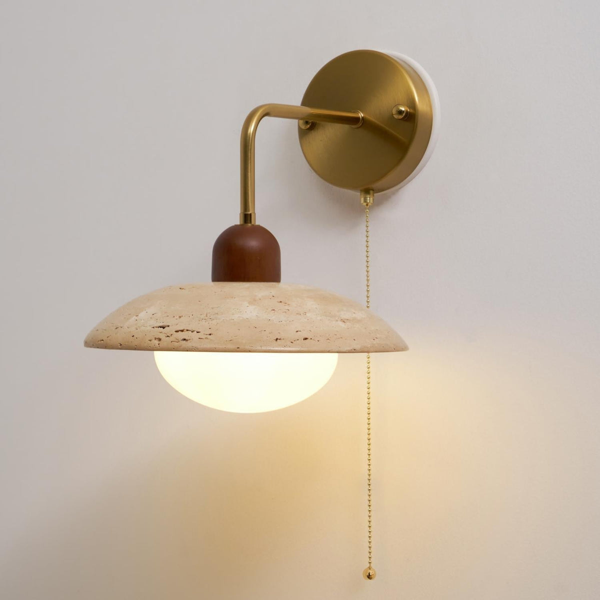 Leto aplique de pared travertino