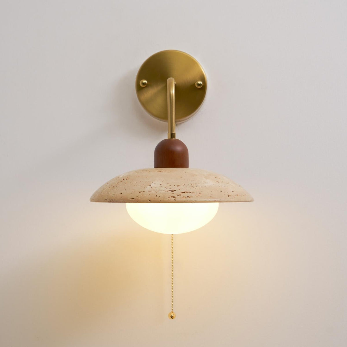 Leto aplique de pared travertino