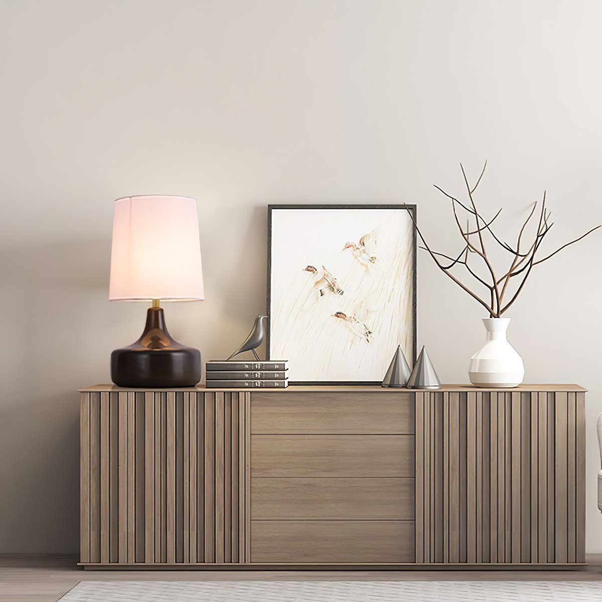 Olenvaris lámpara de mesa de cerámica