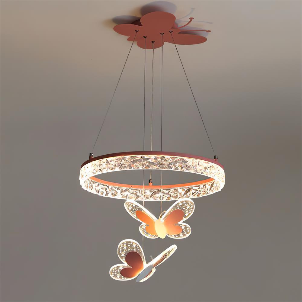 Orlina lámpara colgante de acrílico con diseño industrial