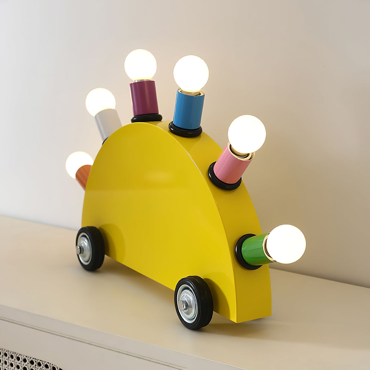 Mirerette lámpara de mesa Car Colorful para habitación infantil