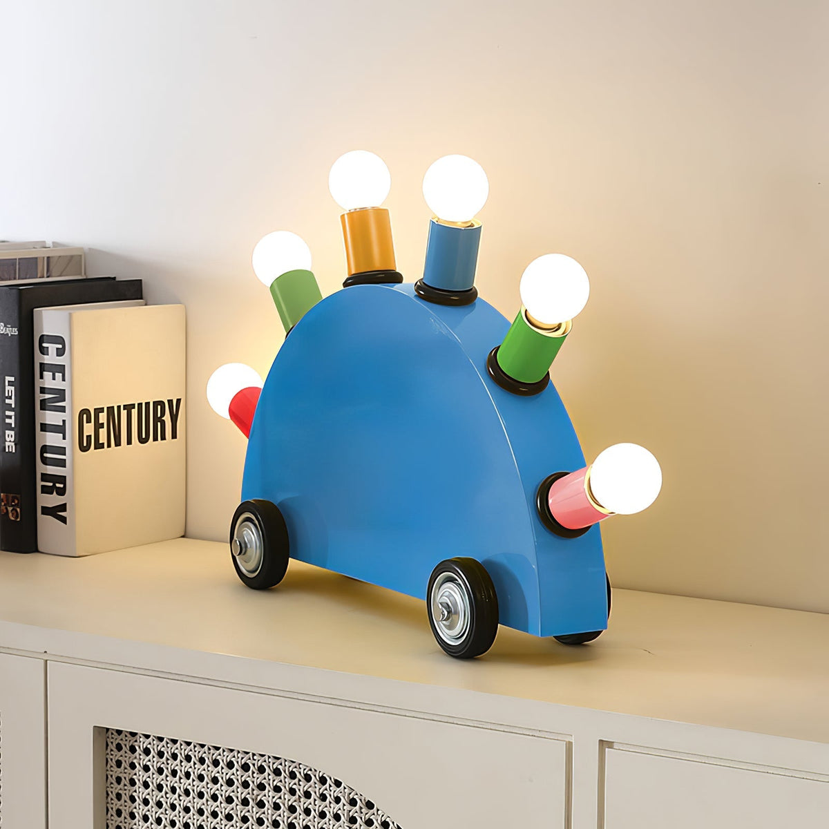 Mirerette lámpara de mesa Car Colorful para habitación infantil