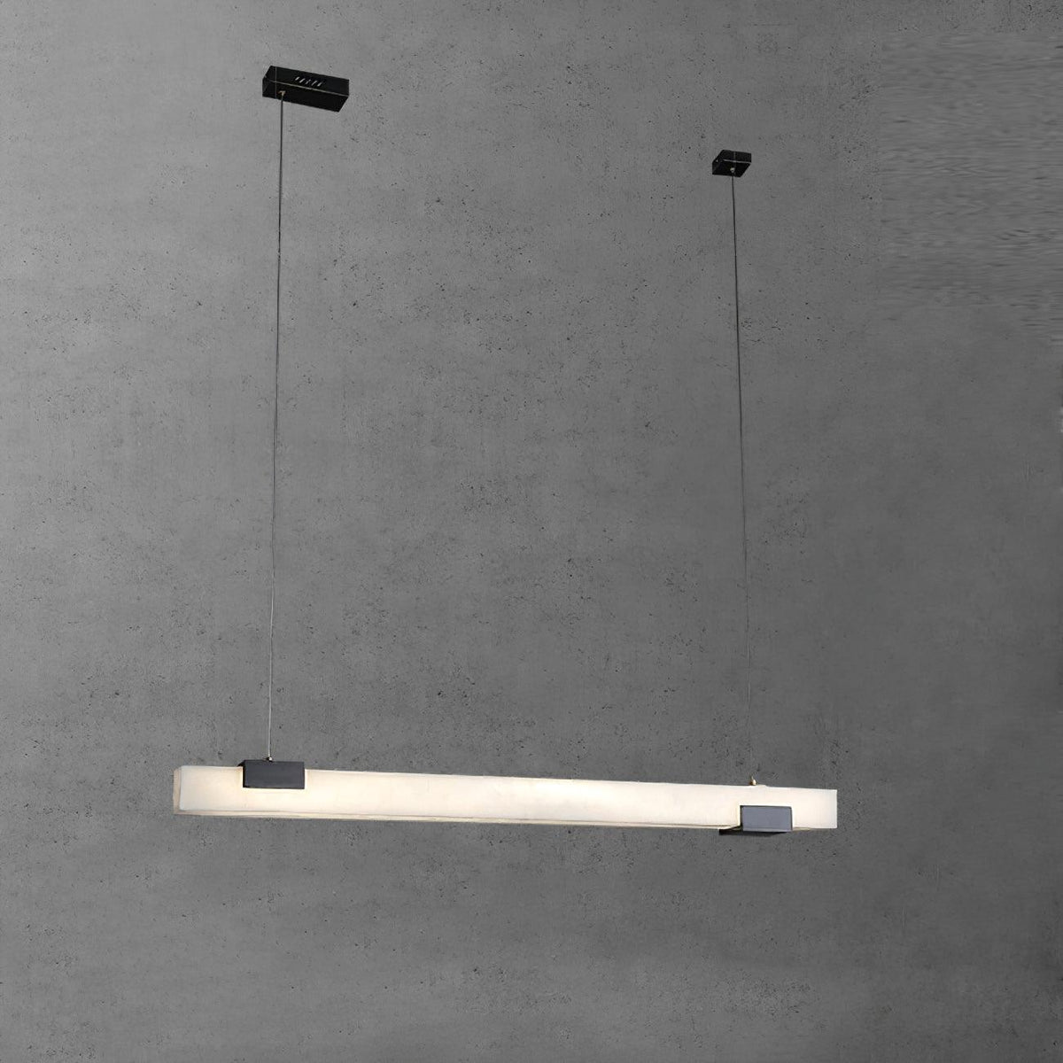 Mivel lámpara colgante minimalista de alabastro lineal