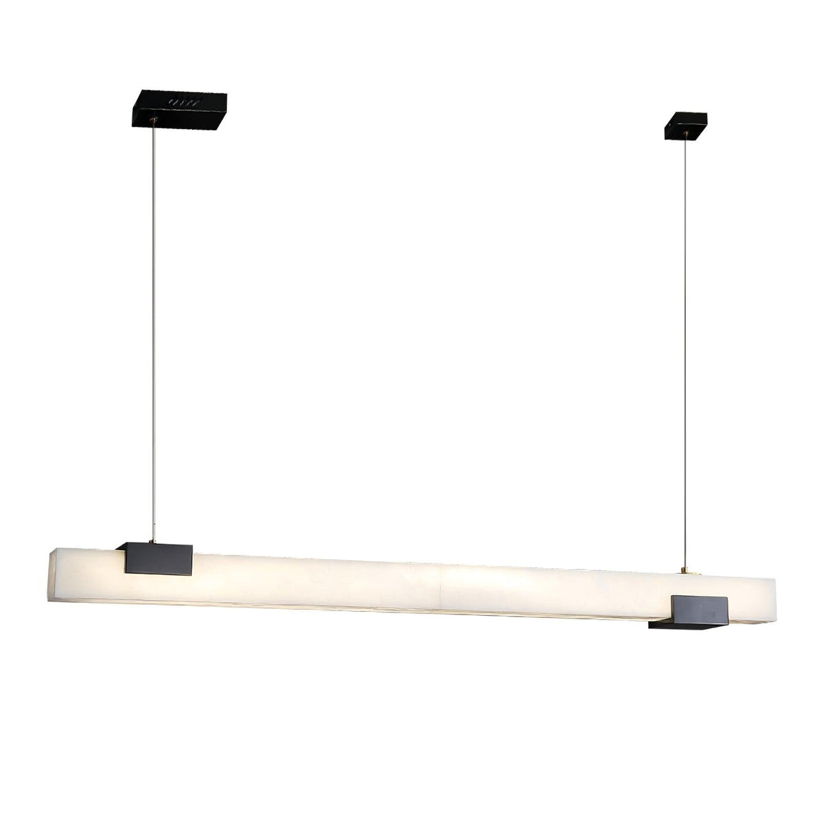 Mivel lámpara colgante minimalista de alabastro lineal