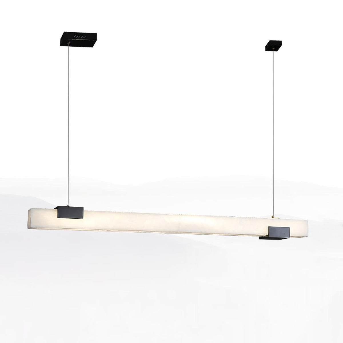Mivel lámpara colgante minimalista de alabastro lineal