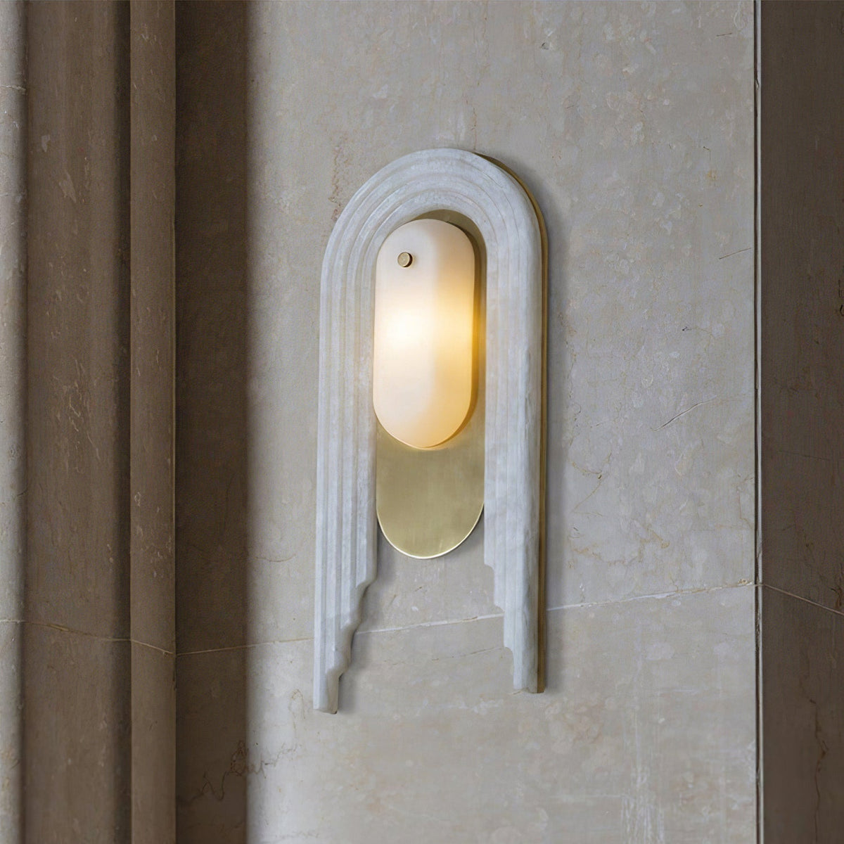 Sytalion aplique de pared en alabastro