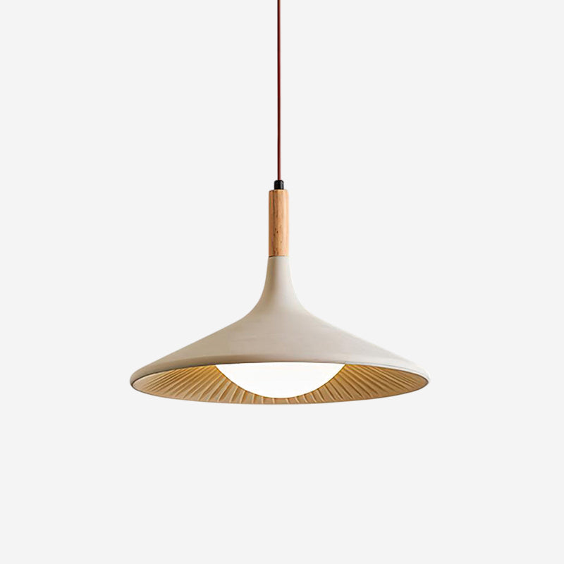 Lámpara colgante de madera