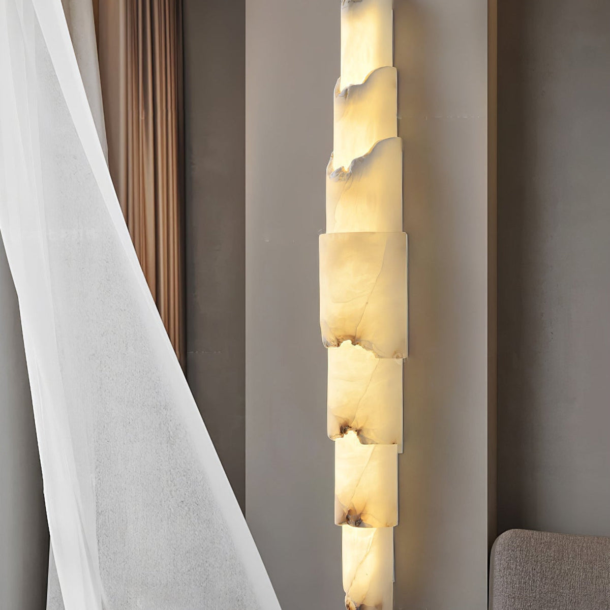 Caspian aplique de pared alabastro Multi-capa