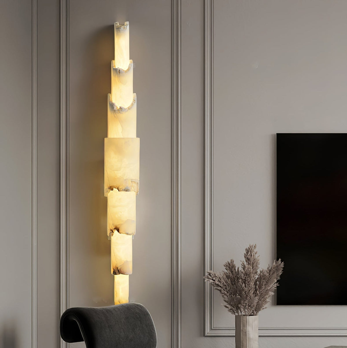 Caspian aplique de pared alabastro Multi-capa